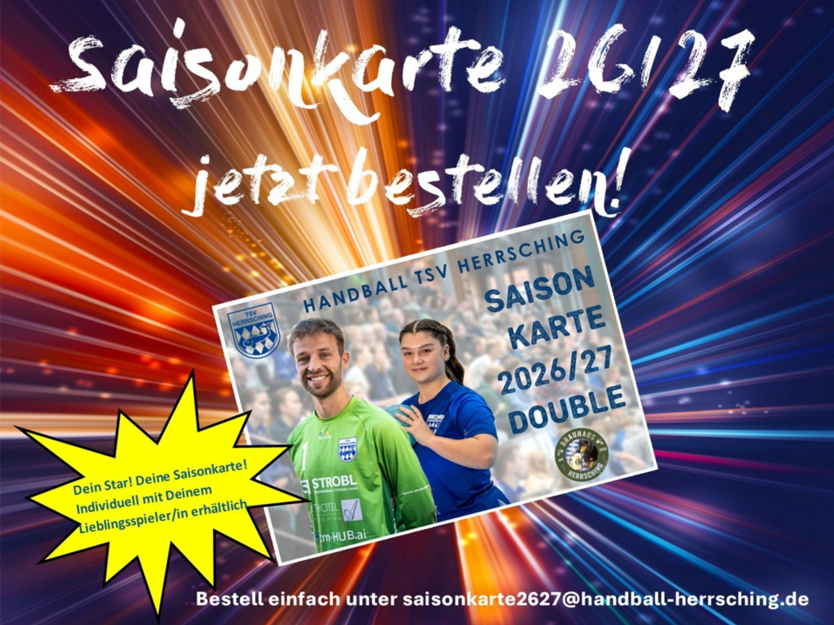 Saisonkarte 26/27 – Jetzt bestellen!